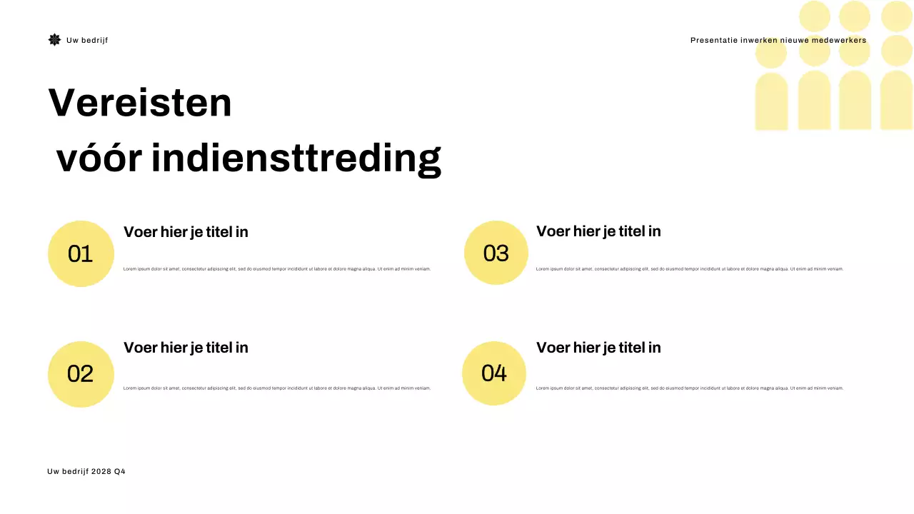 Presentatie Blue Modern Onboarding Guide