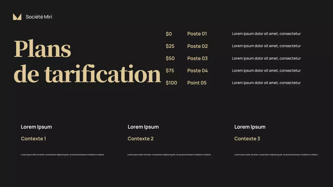 Présentation d'entreprise classique rouge