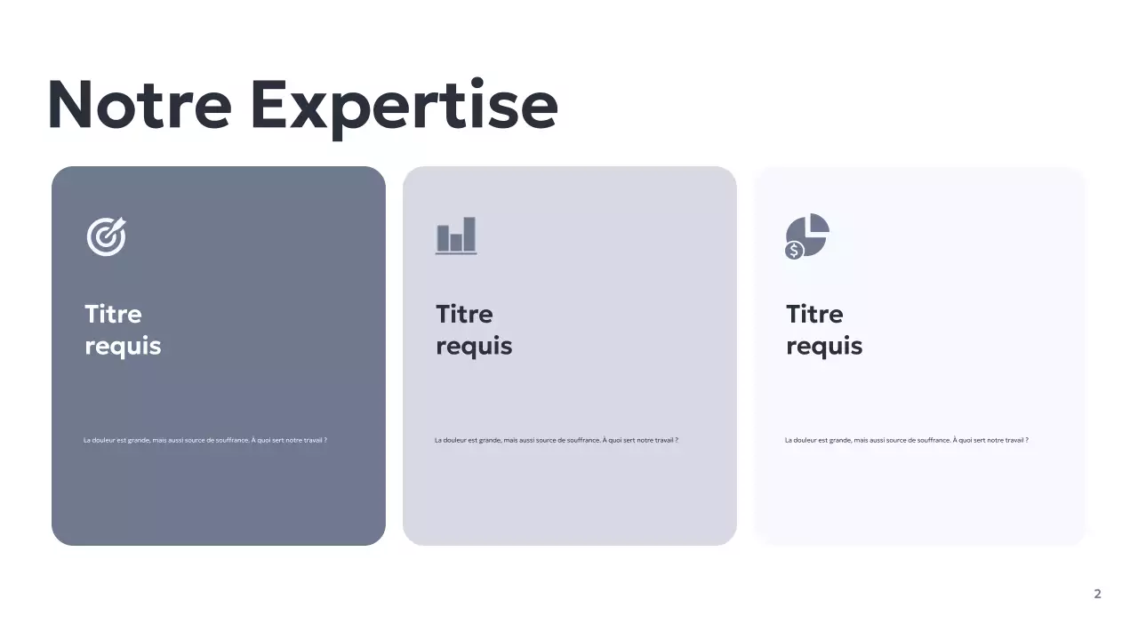 Présentation d'entreprise géométrique grise