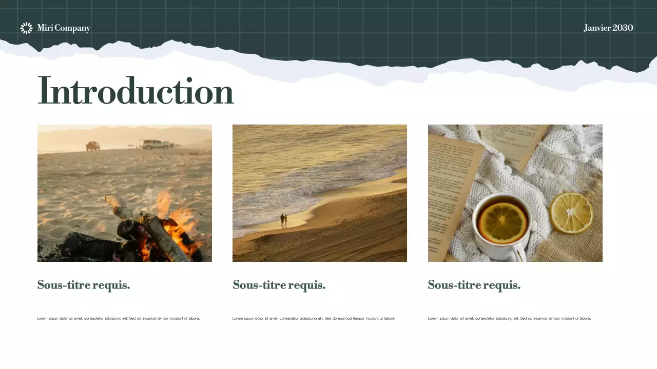 Annonce sur le développement durable de Mint Modern