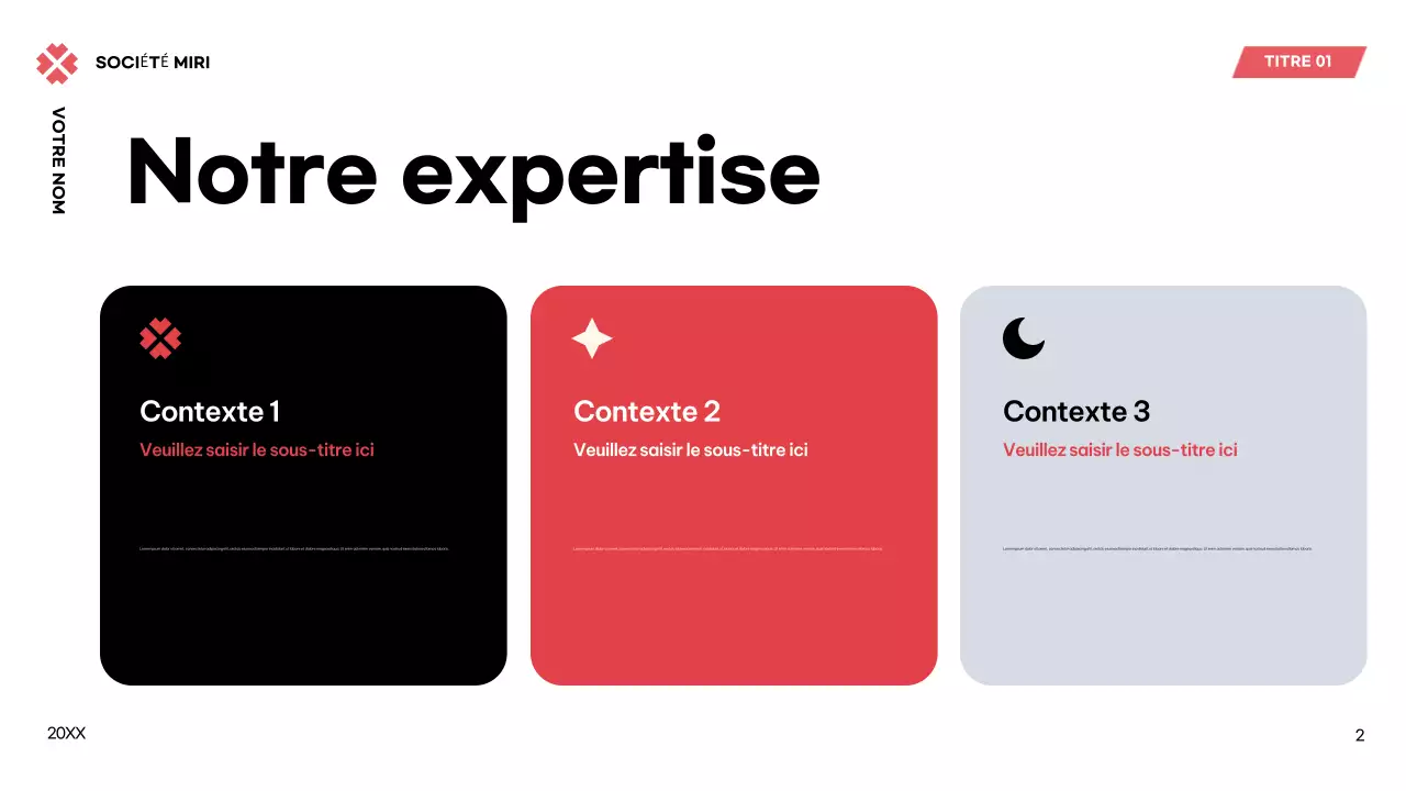 Plan d'affaires moderne noir