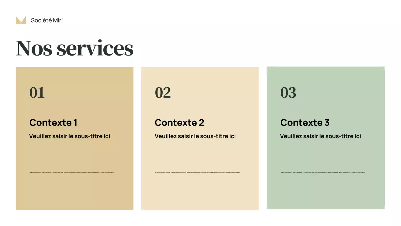 Présentation d'entreprise classique rouge