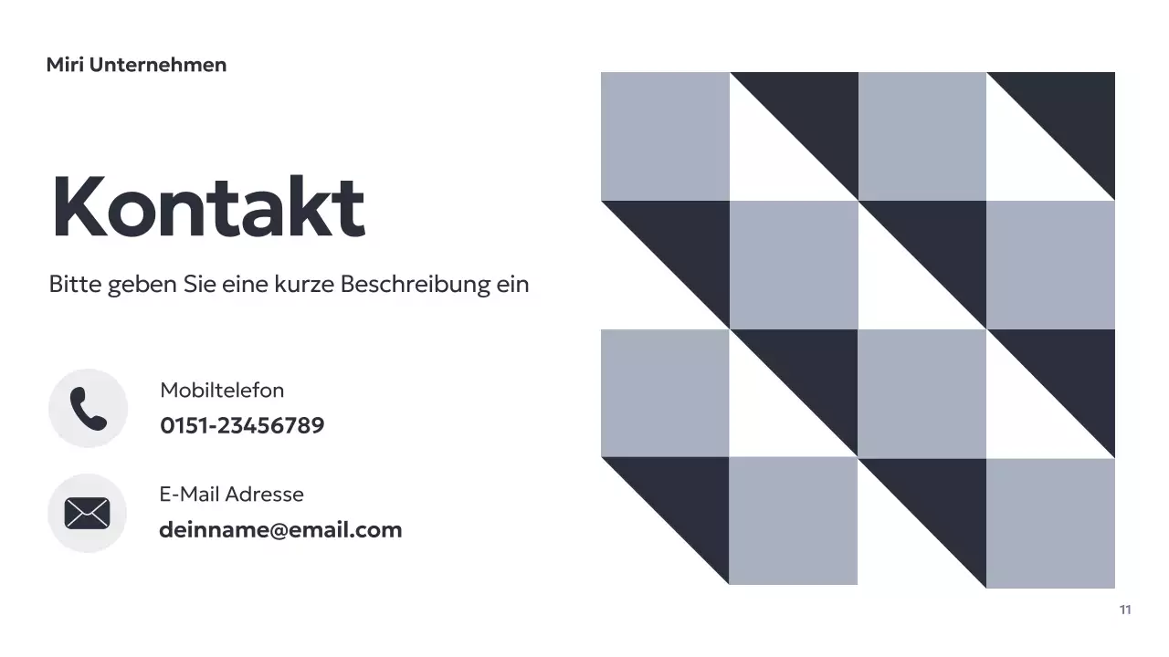 Graue geometrische Geschäftspräsentation