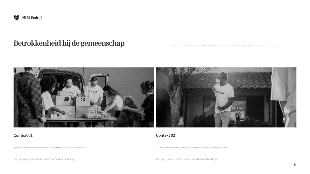 Zilver Modern Fondsenwerving Document