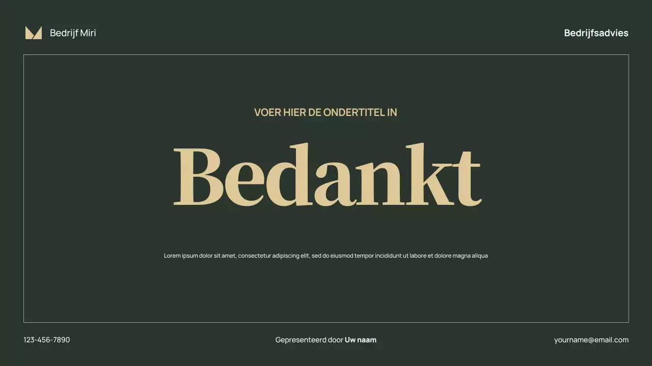 Rode Klassieke Zakelijke Presentatie