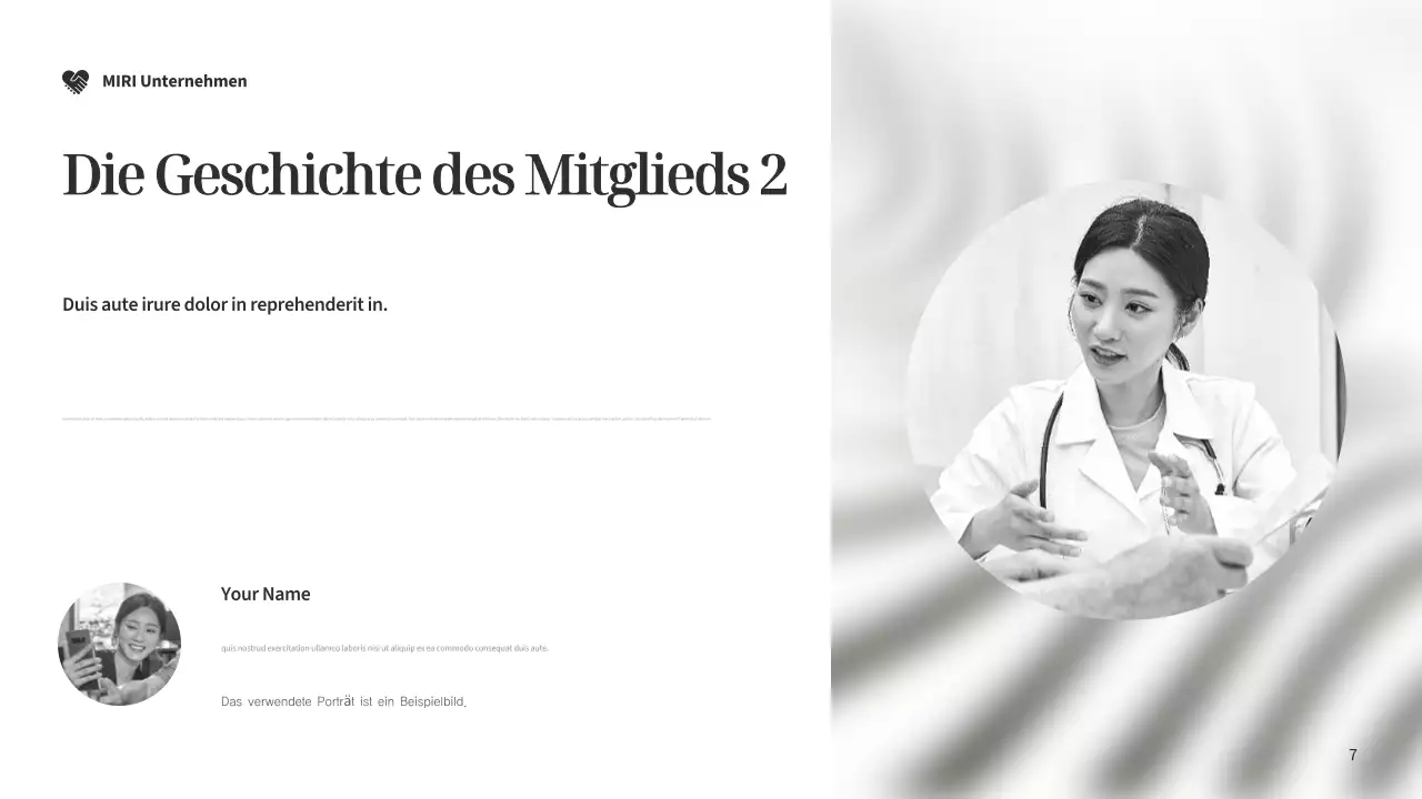 Modernes Fundraising-Dokument in Silber