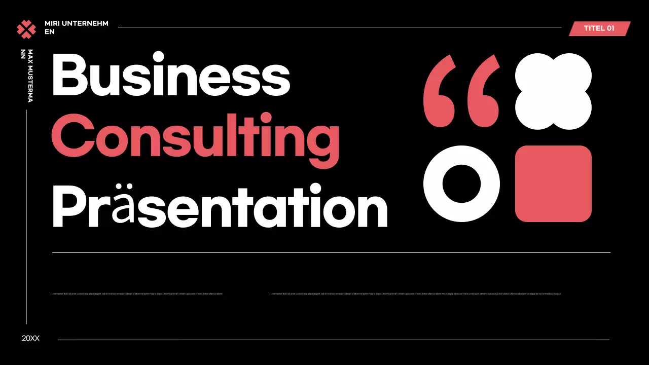 Black Modern Business Plan