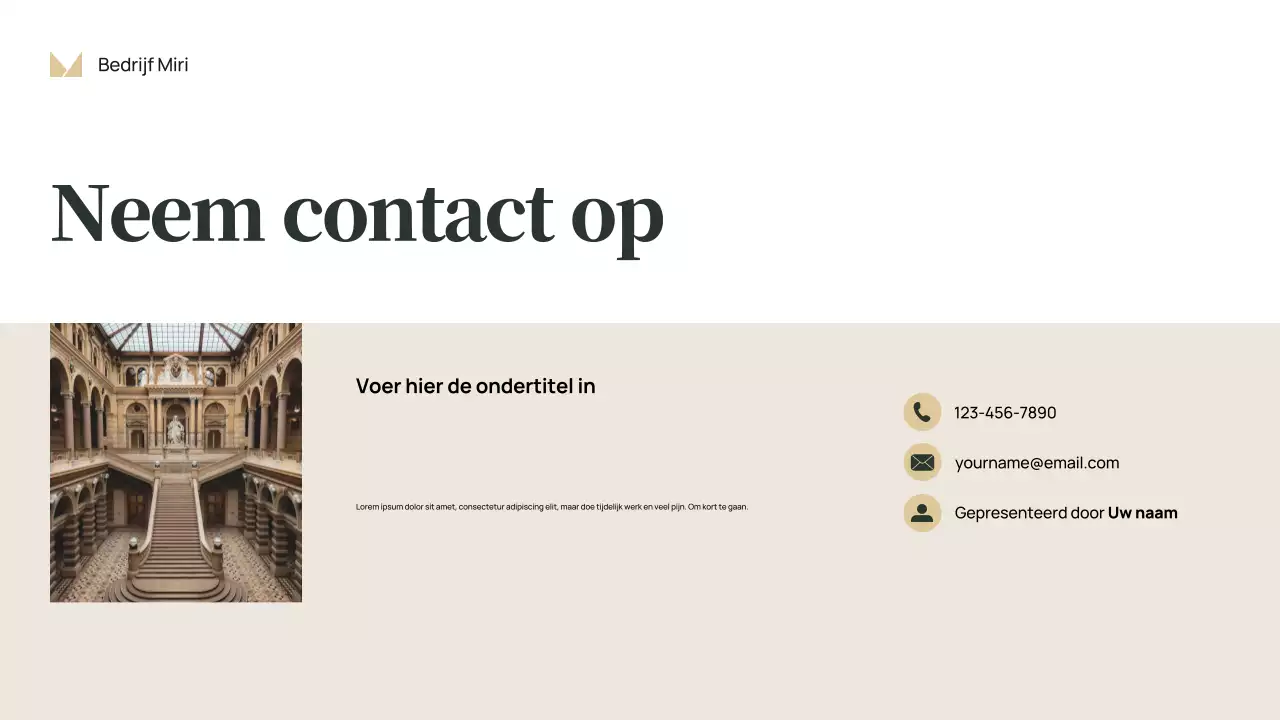 Rode Klassieke Zakelijke Presentatie