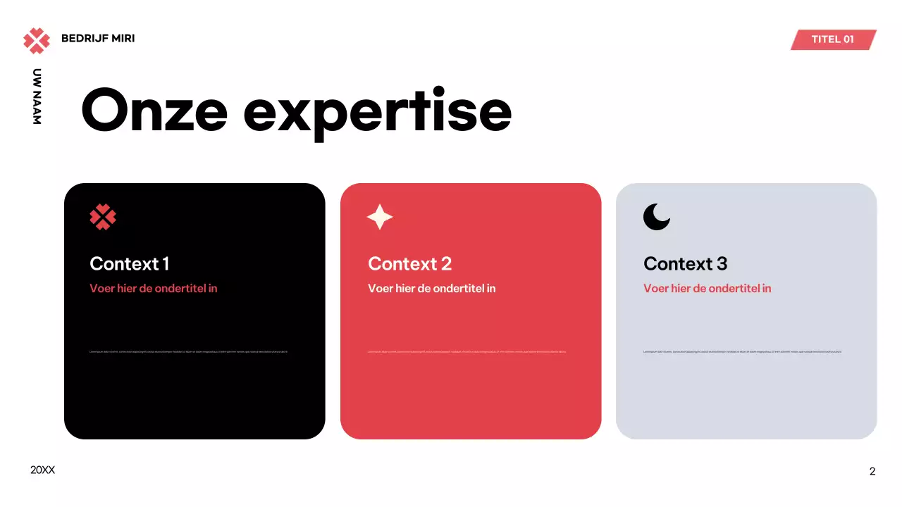 Zwart Modern Ondernemingsplan