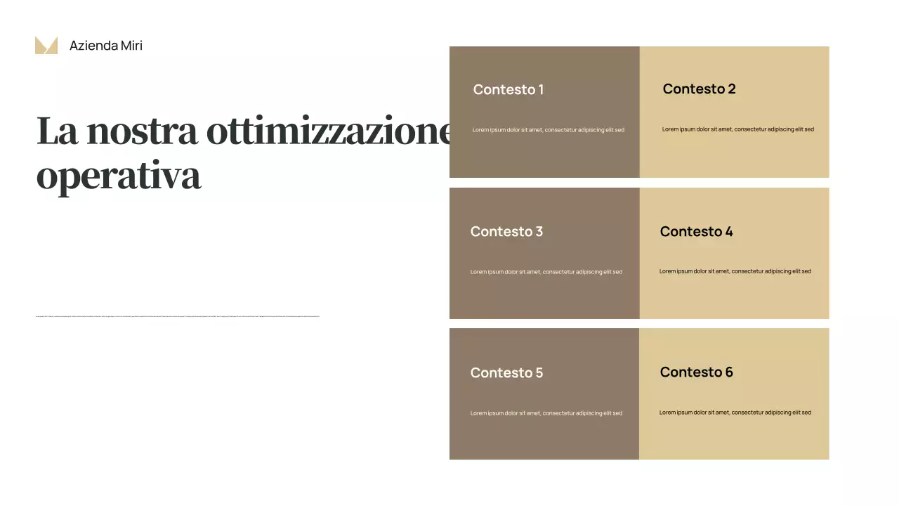 Presentazione aziendale classica rossa