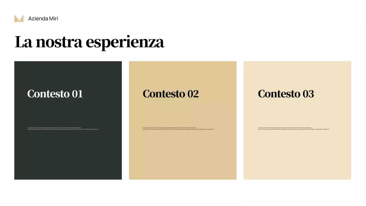 Presentazione aziendale classica rossa