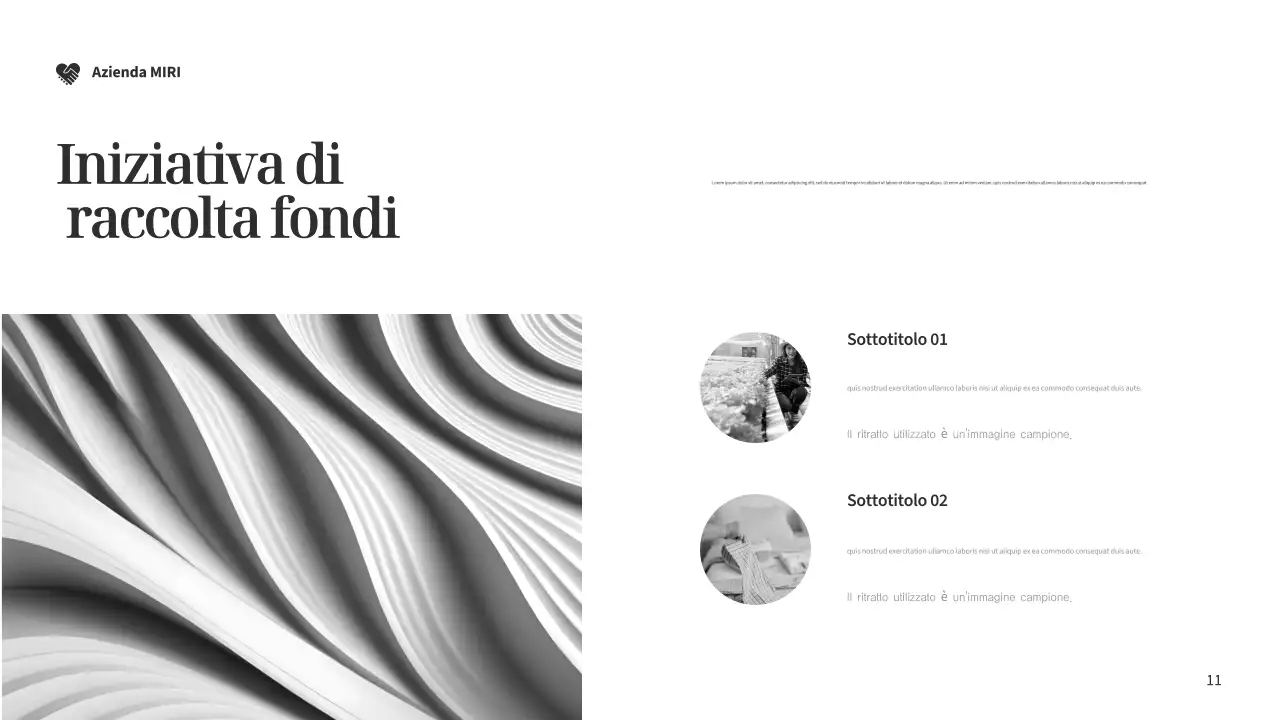 Argento Documento di raccolta fondi moderno