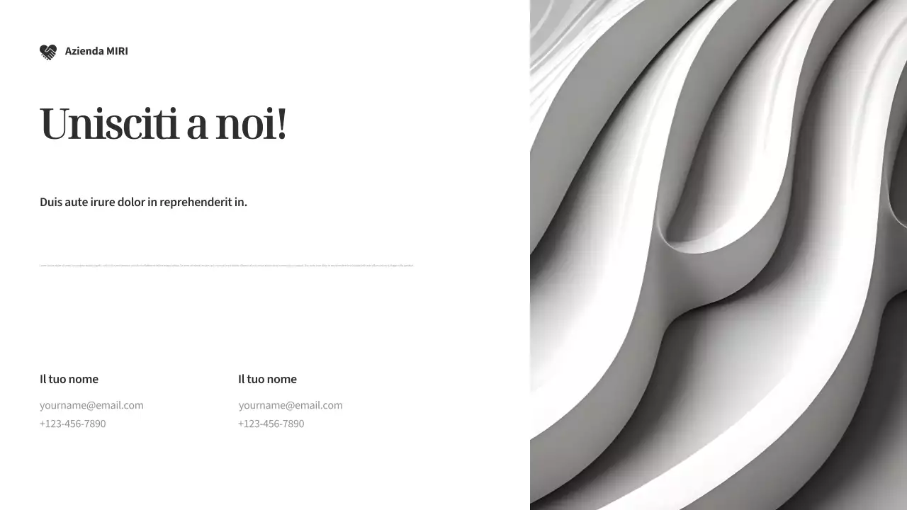 Argento Documento di raccolta fondi moderno