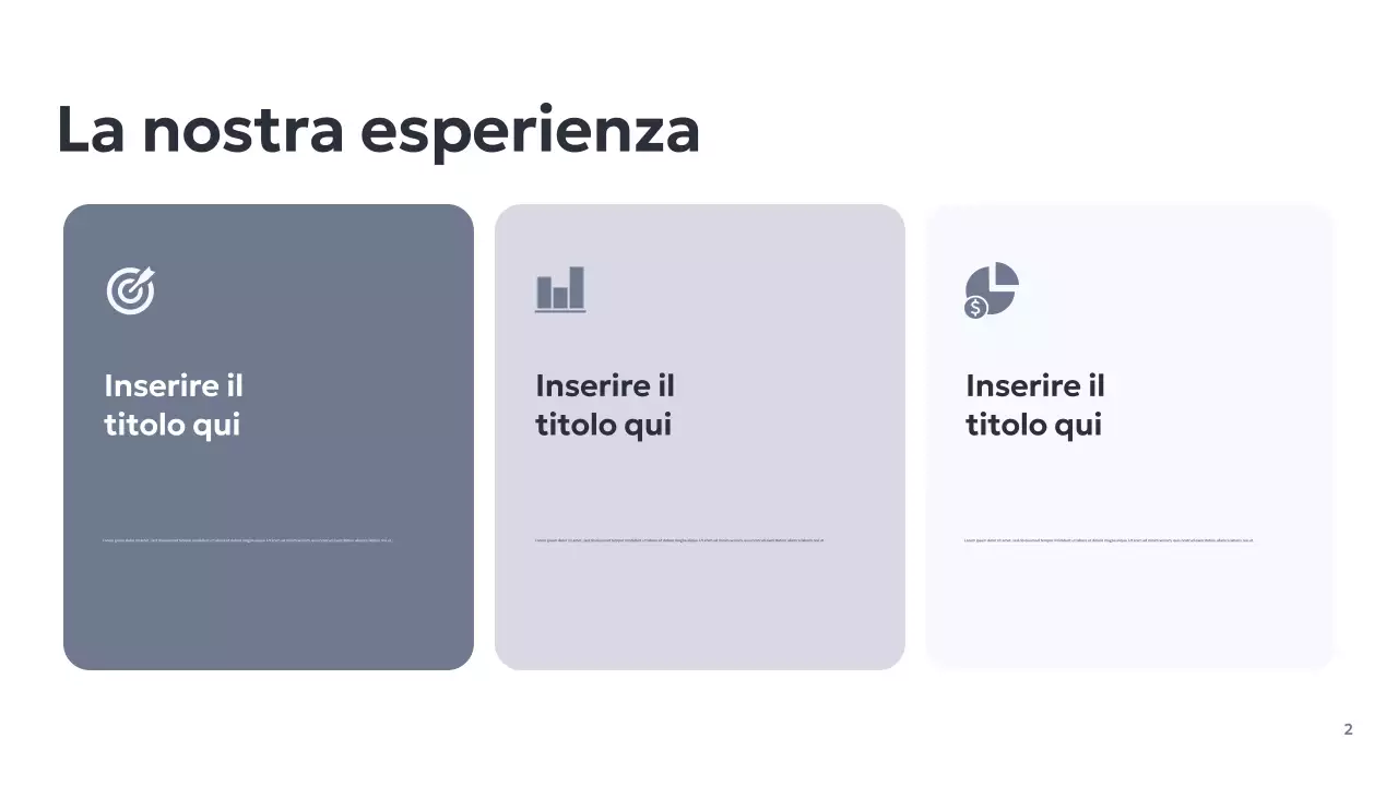 Presentazione aziendale geometrica grigia
