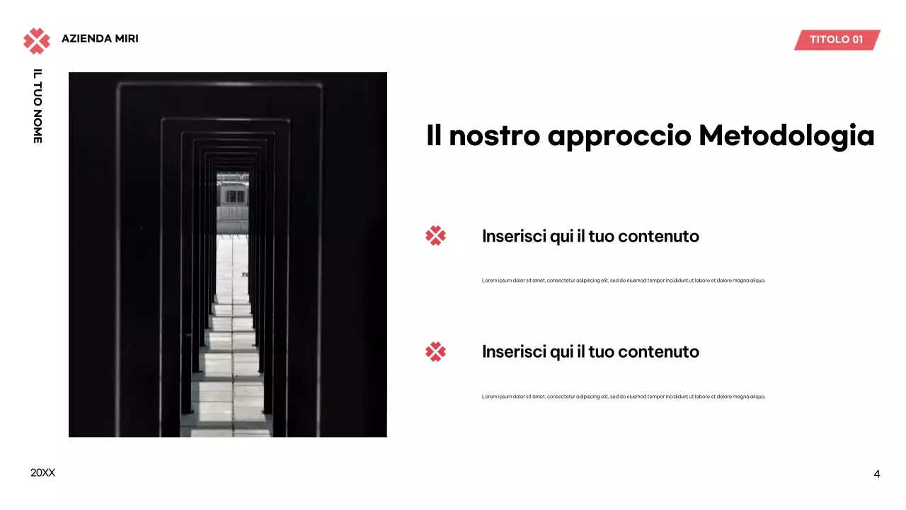 Piano aziendale nero moderno