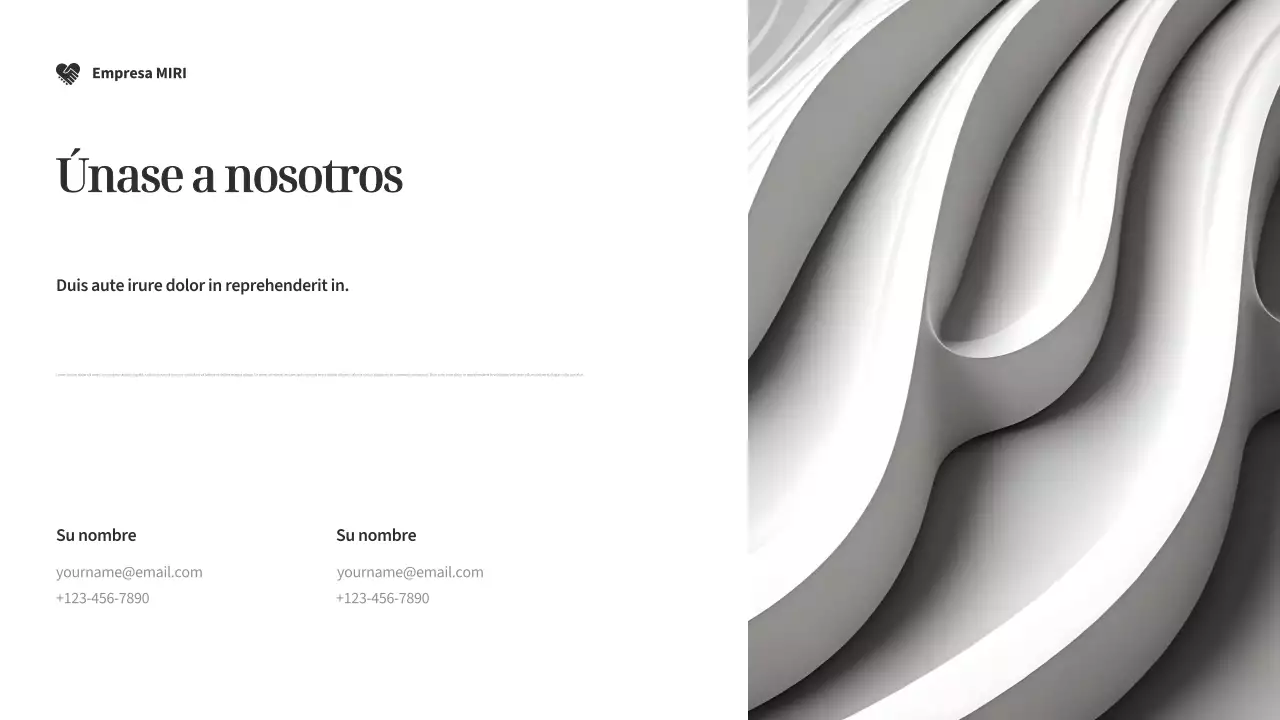 Documento de recaudación de fondos Silver Modern