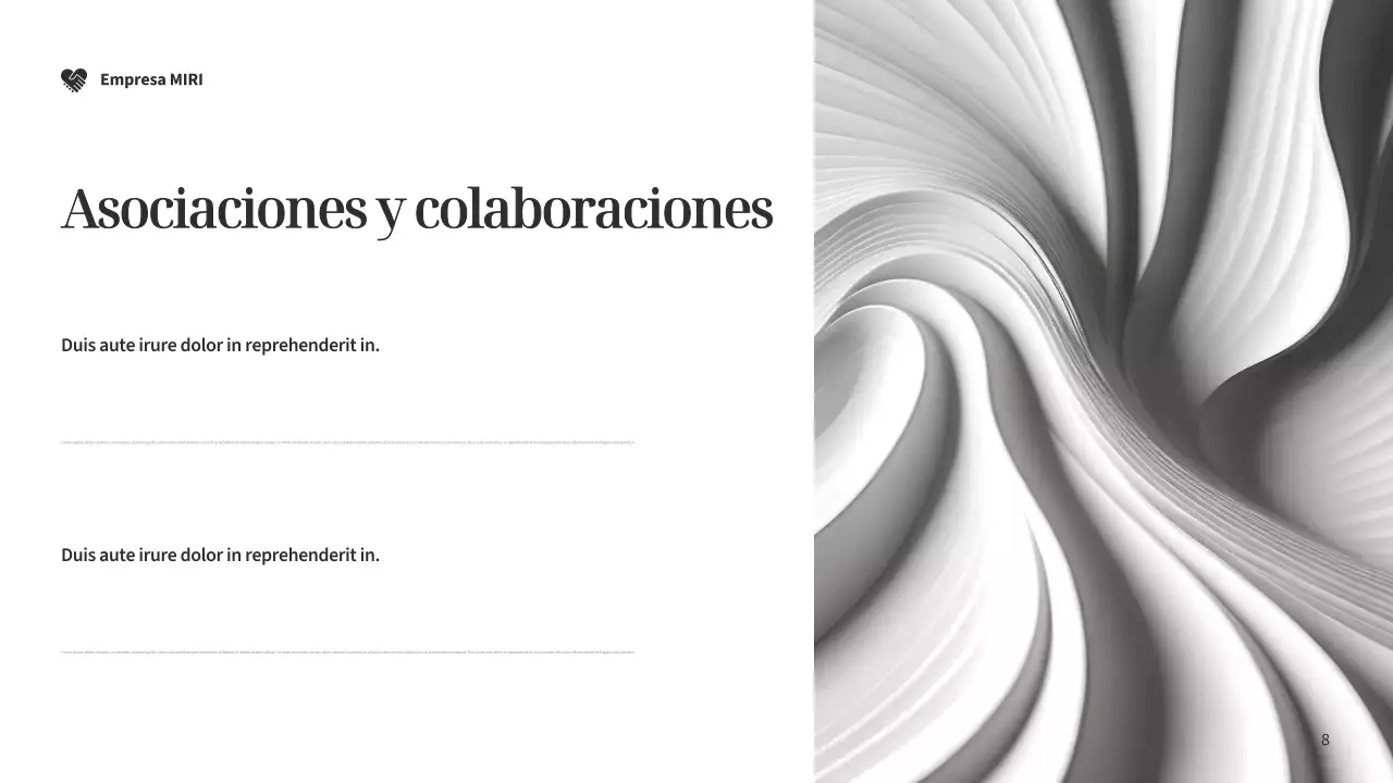 Documento de recaudación de fondos Silver Modern