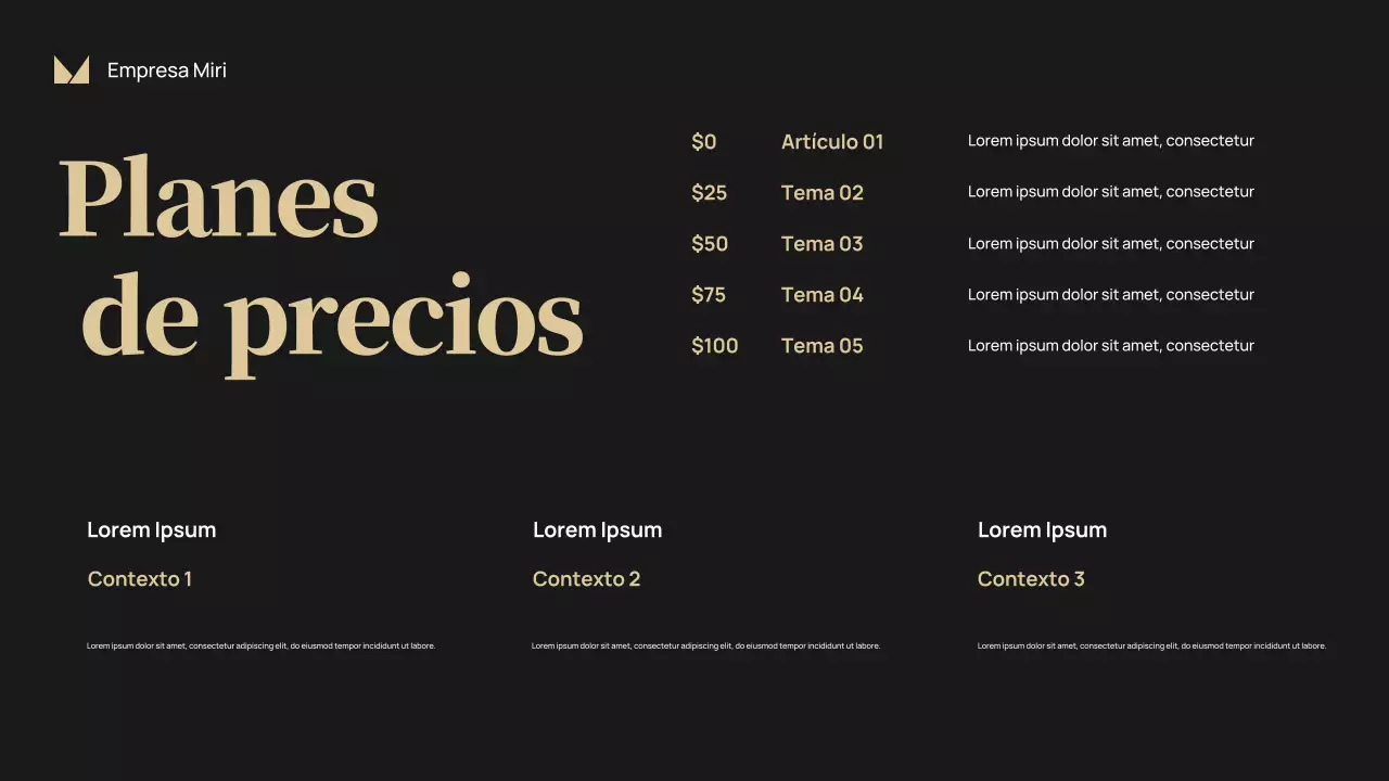 Presentación empresarial Red Classic