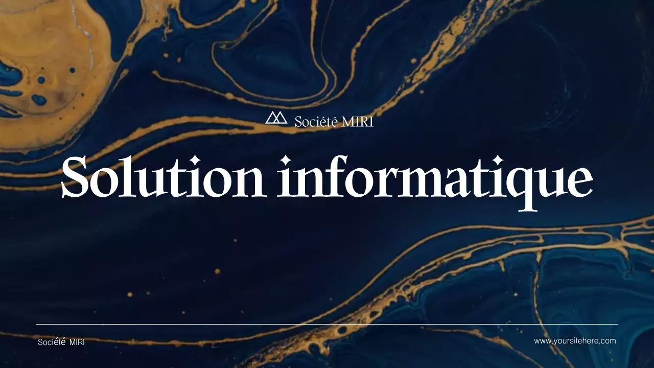 Blue Abstract IT Promotion