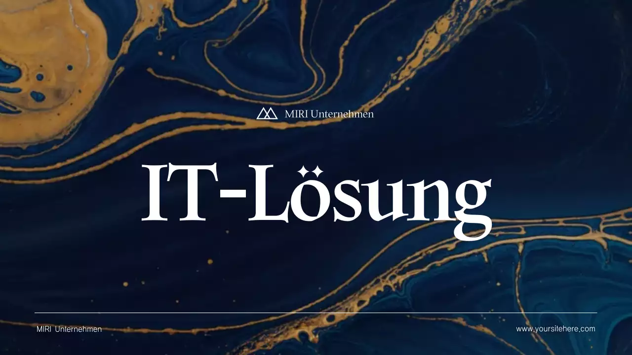 Blue Abstract IT Promotion