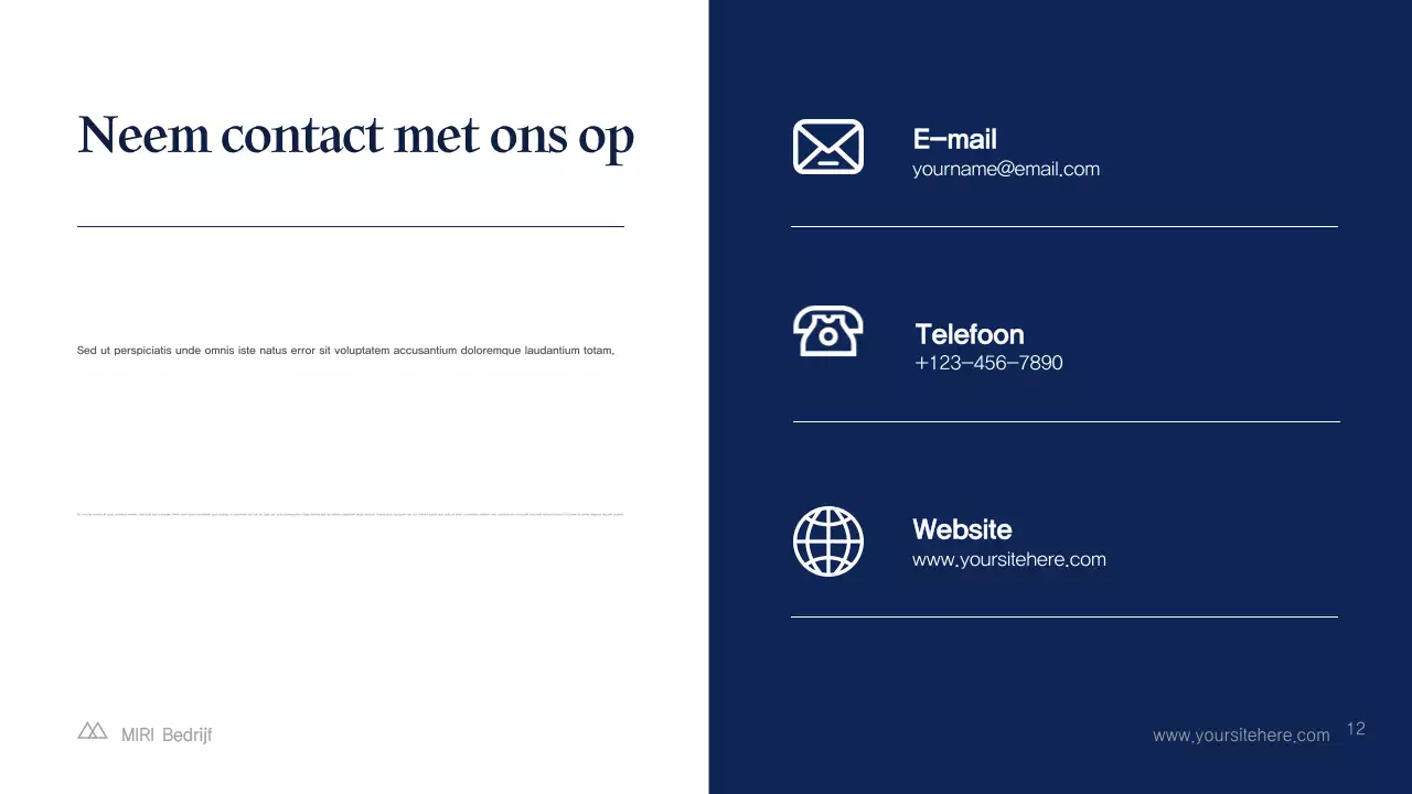 Blue Abstract IT Promotie