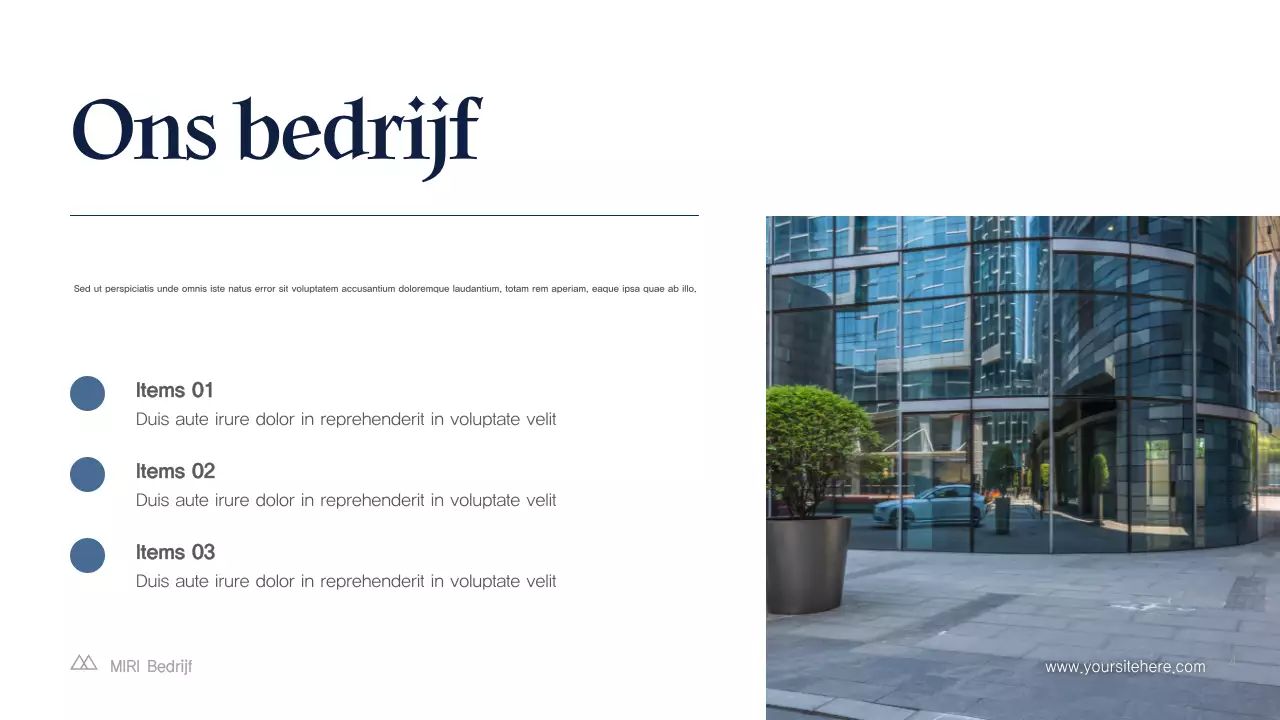 Blue Abstract IT Promotie