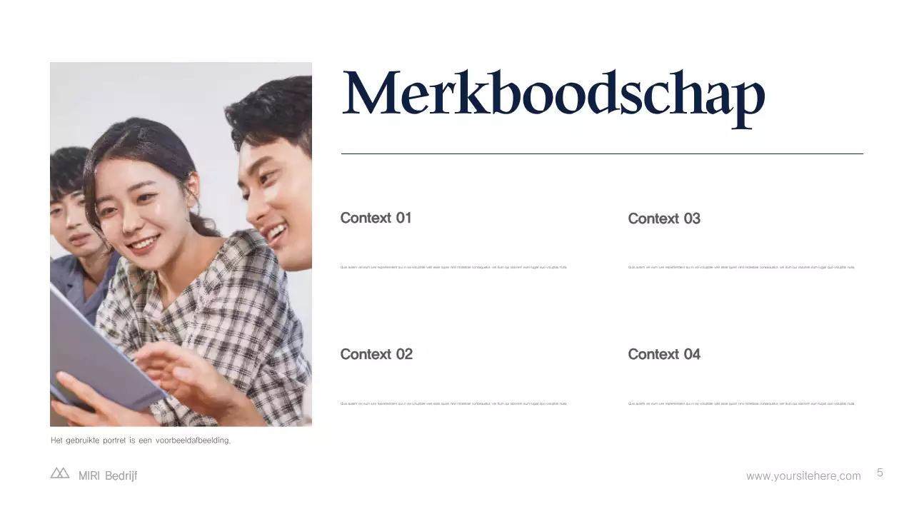 Blue Abstract IT Promotie