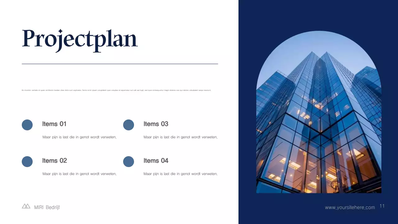 Blue Abstract IT Promotie