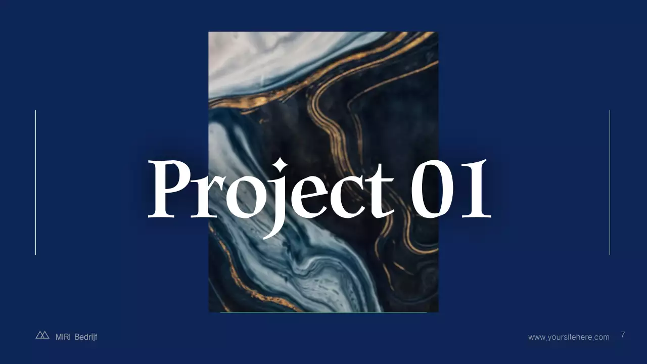 Blue Abstract IT Promotie