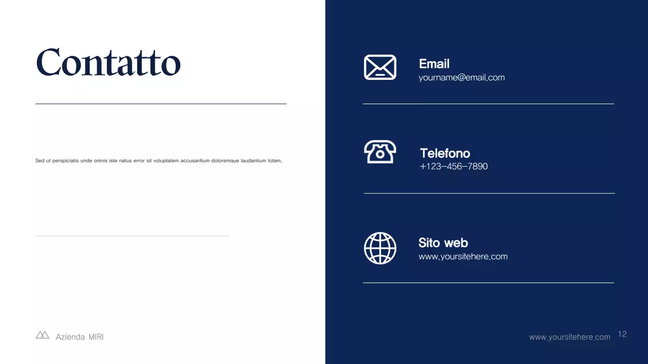 Promozione IT Blue Abstract