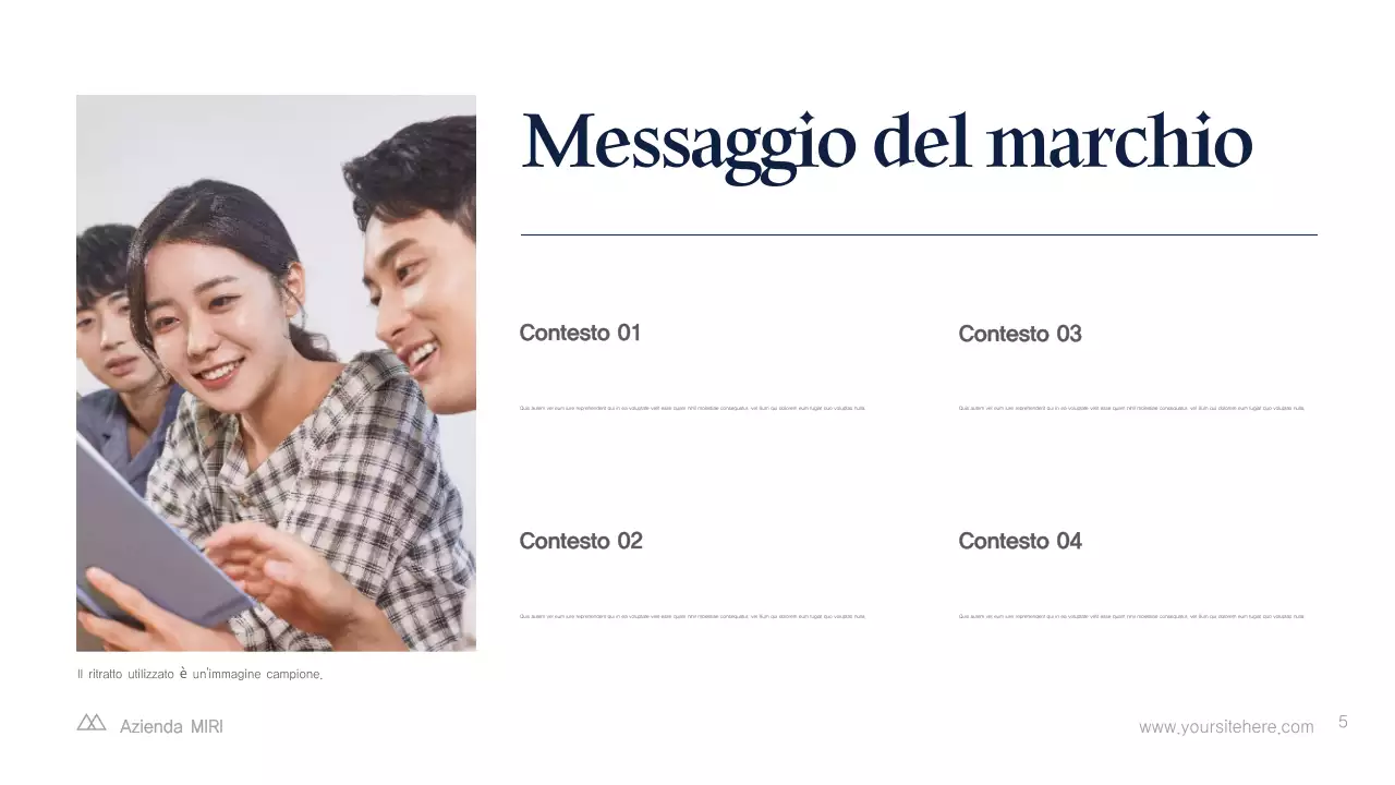 Promozione IT Blue Abstract