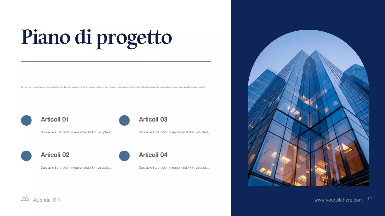 Promozione IT Blue Abstract