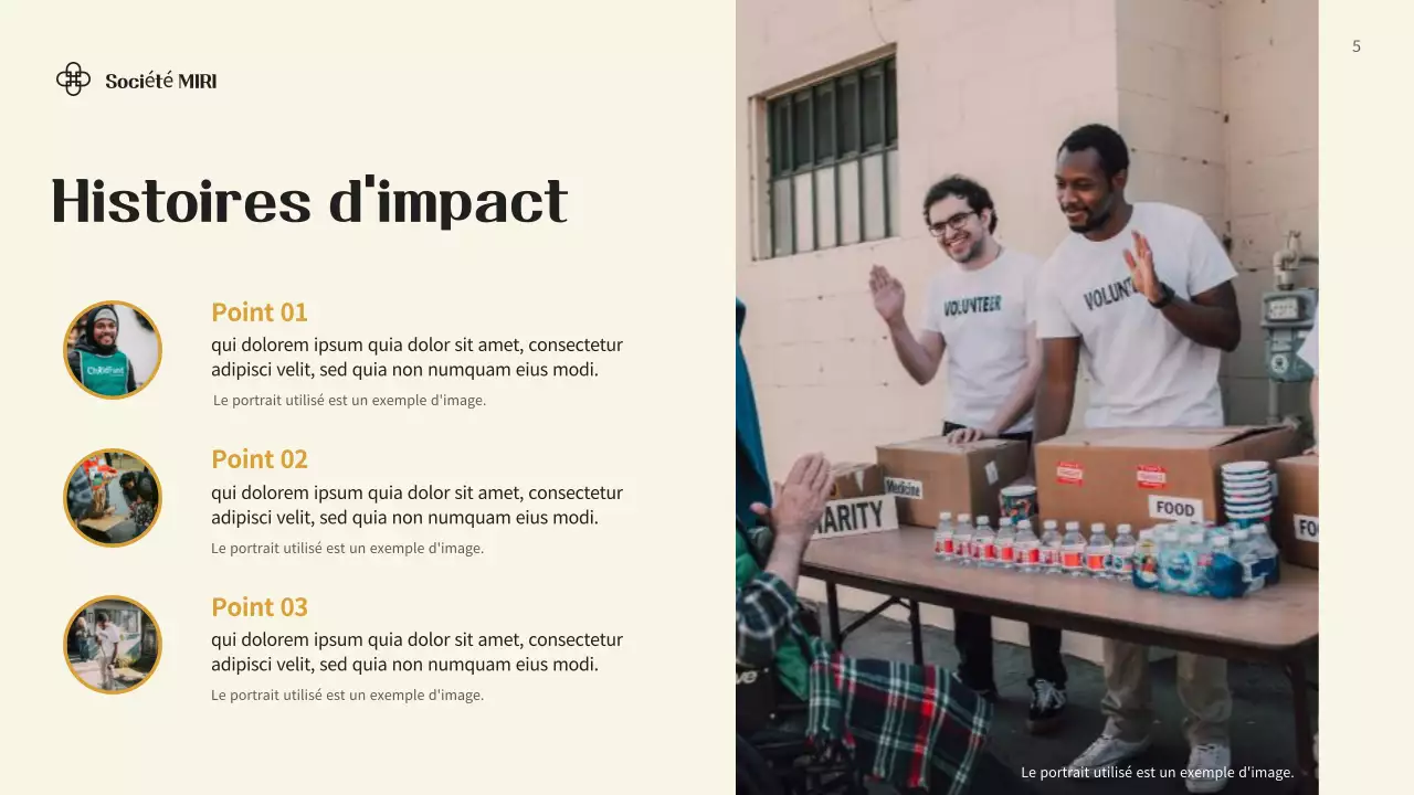 Document de collecte de fonds moderne noir