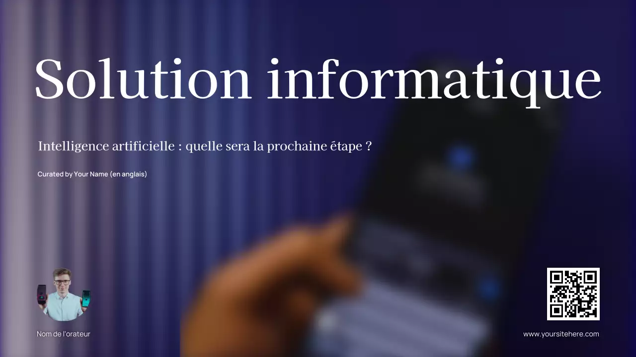 Annonce de l'événement Blue Modern AI