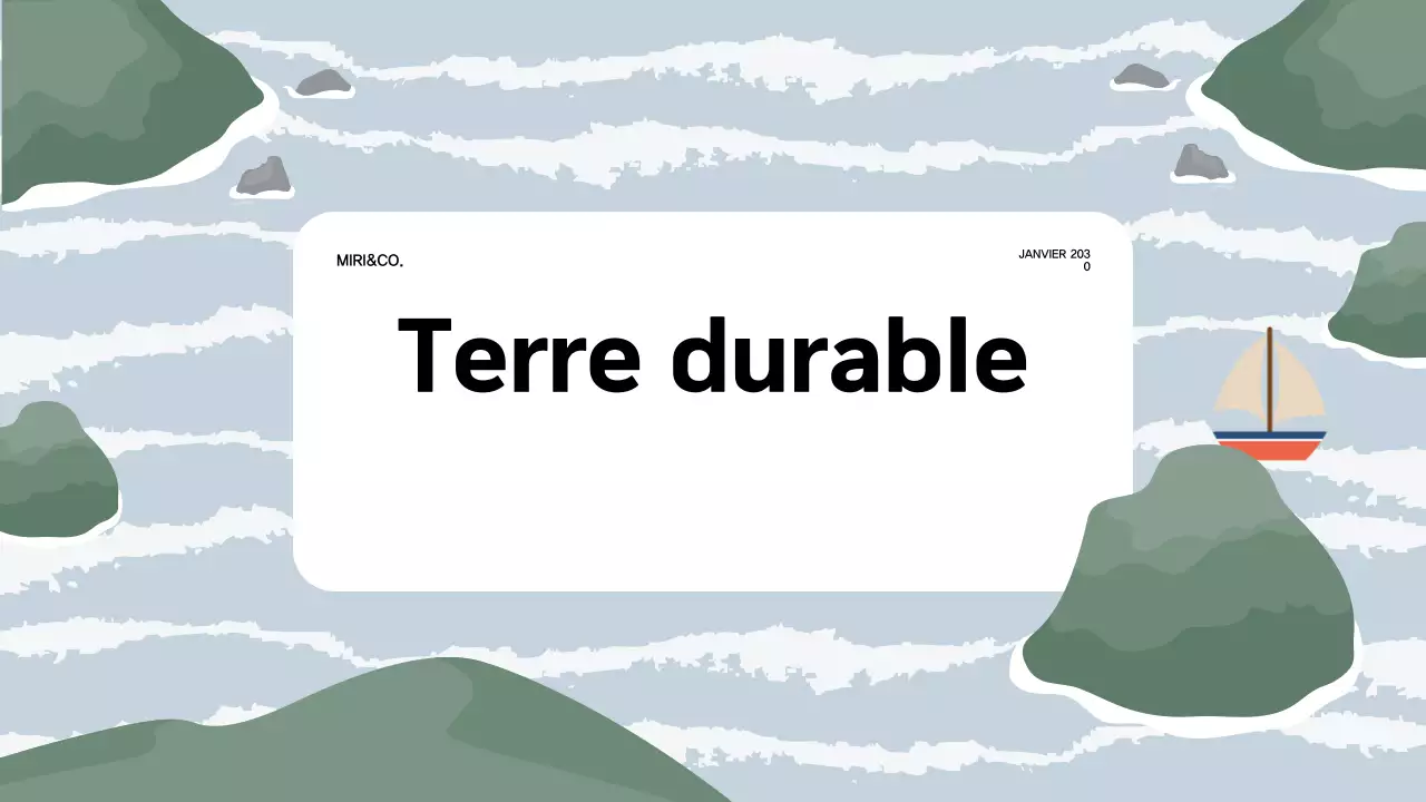 Green Minimalist Sustainability Announcement