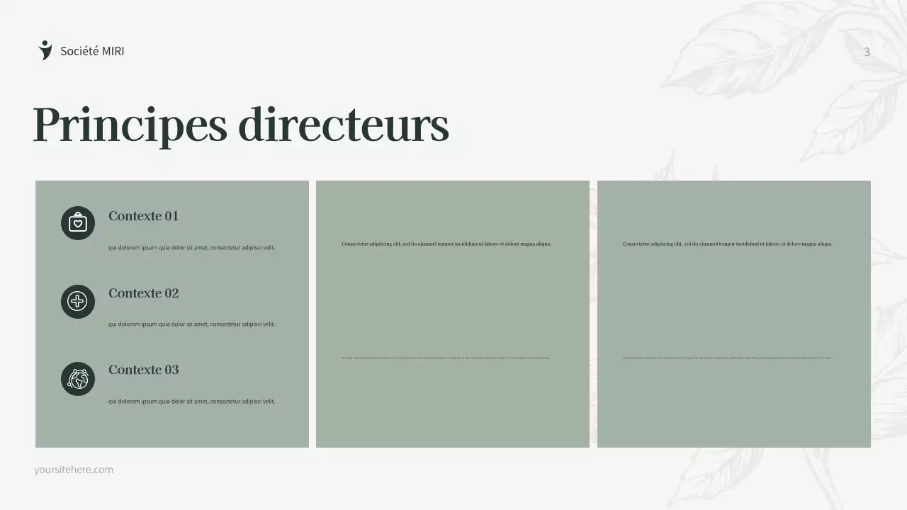 Document de collecte de fonds de Green Botanical