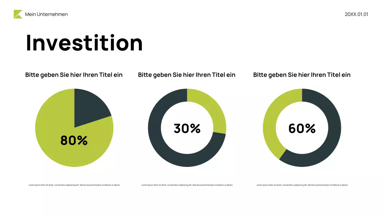 Neon Modern Budget Präsentation