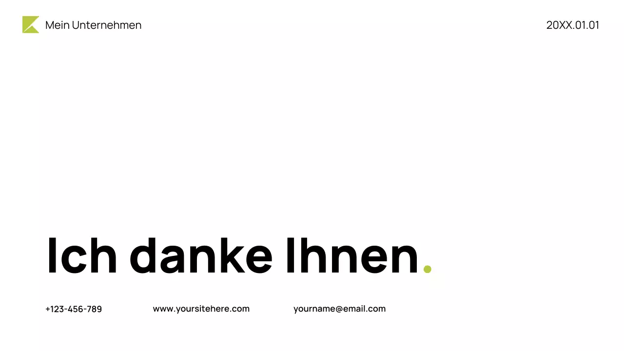 Neon Modern Budget Präsentation