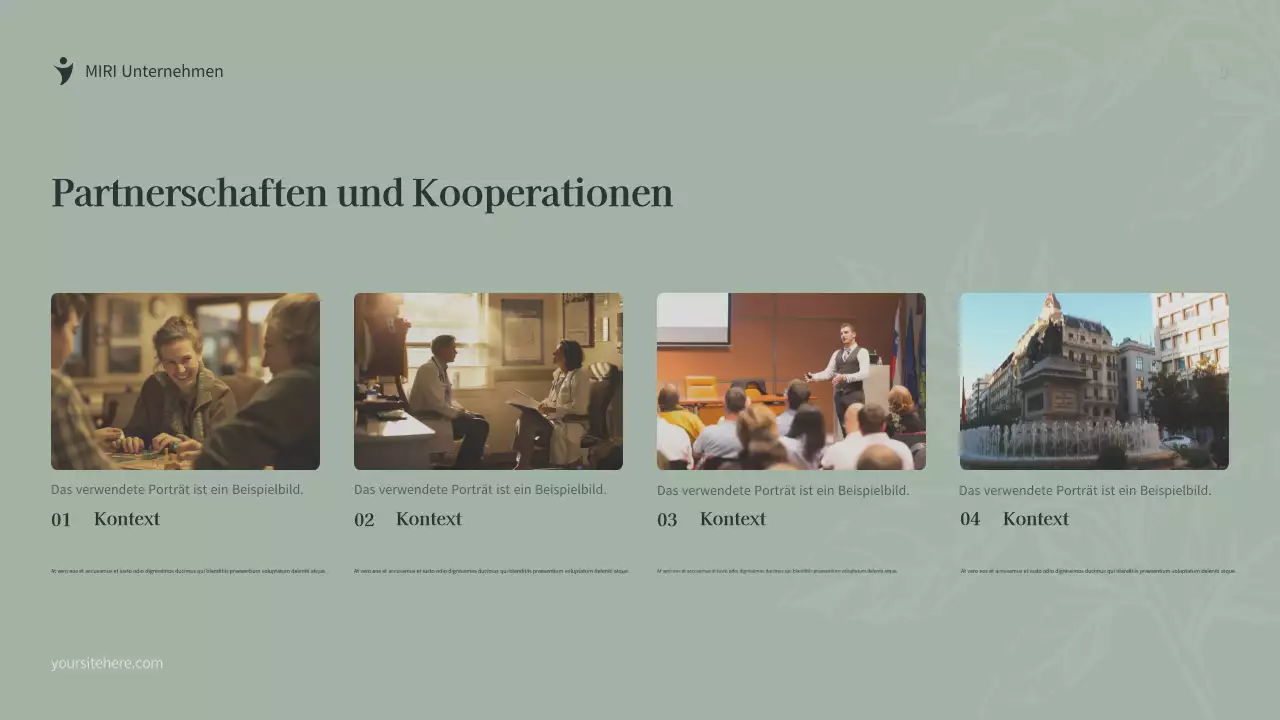 Grünes botanisches Fundraising-Dokument