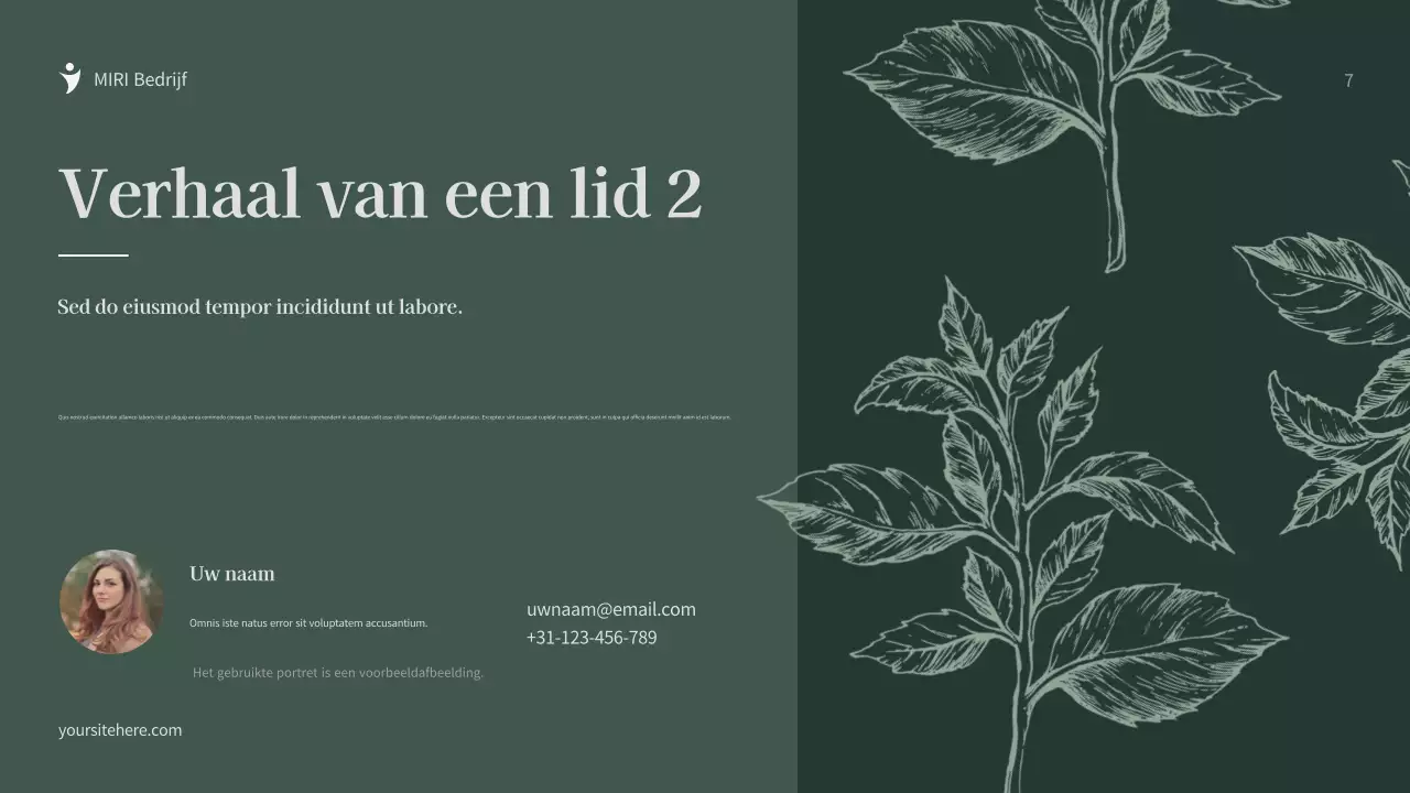 Groen Botanisch Fondsenwervingsdocument