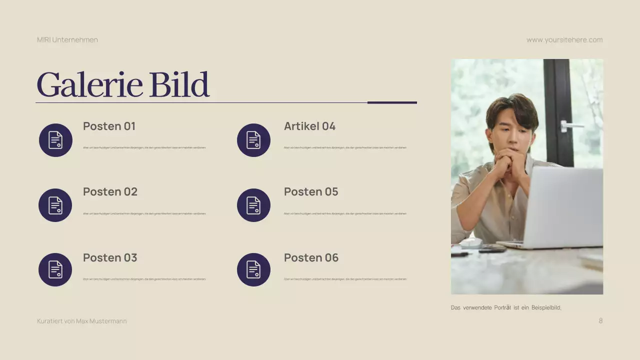 Blue Modern AI Veranstaltungsankündigung