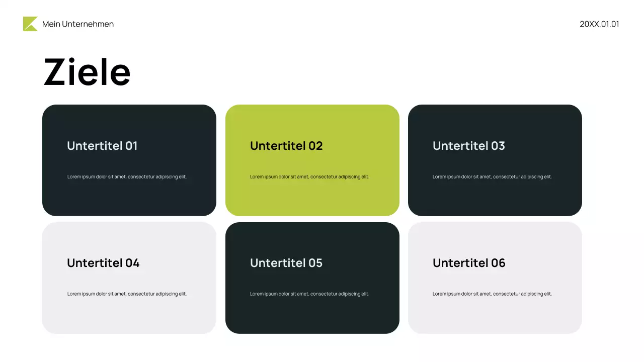 Neon Modern Budget Präsentation