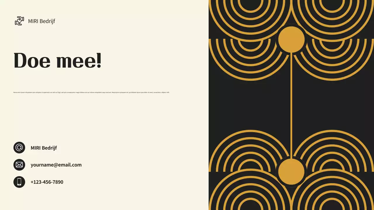 Zwart modern fondsenwervingsdocument