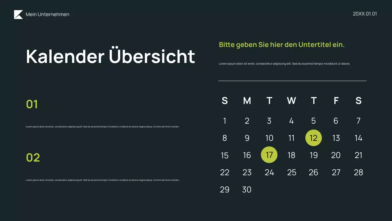 Neon Modern Budget Präsentation