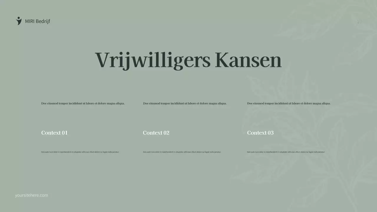 Groen Botanisch Fondsenwervingsdocument