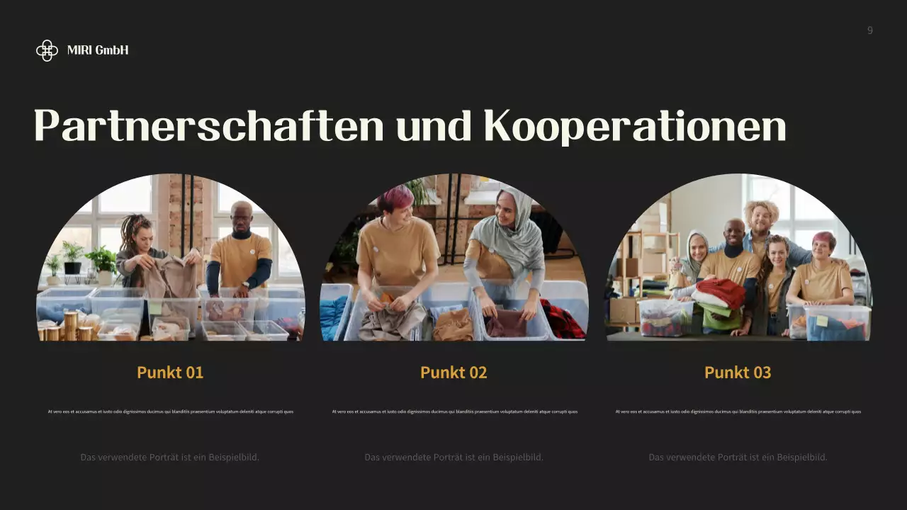 Black Modern Fundraising Dokument