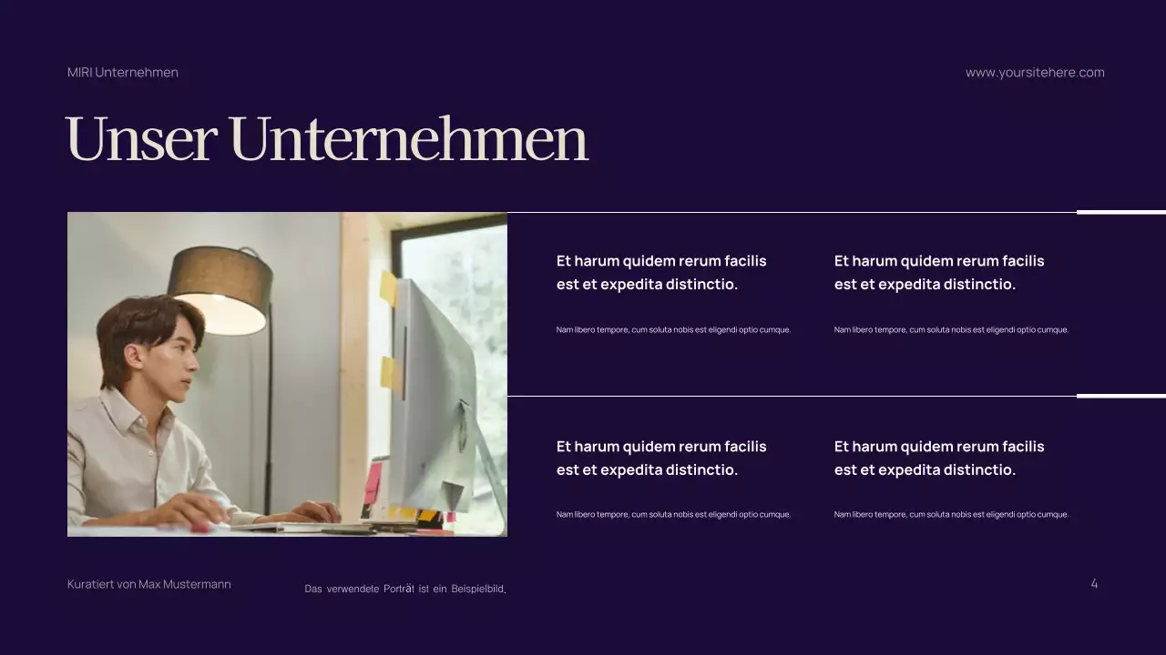 Blue Modern AI Veranstaltungsankündigung