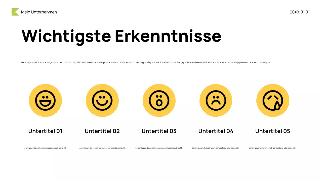 Neon Modern Budget Präsentation