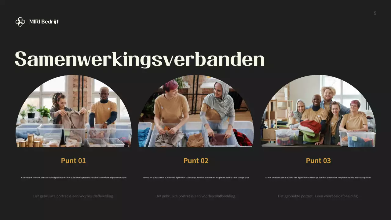 Zwart modern fondsenwervingsdocument