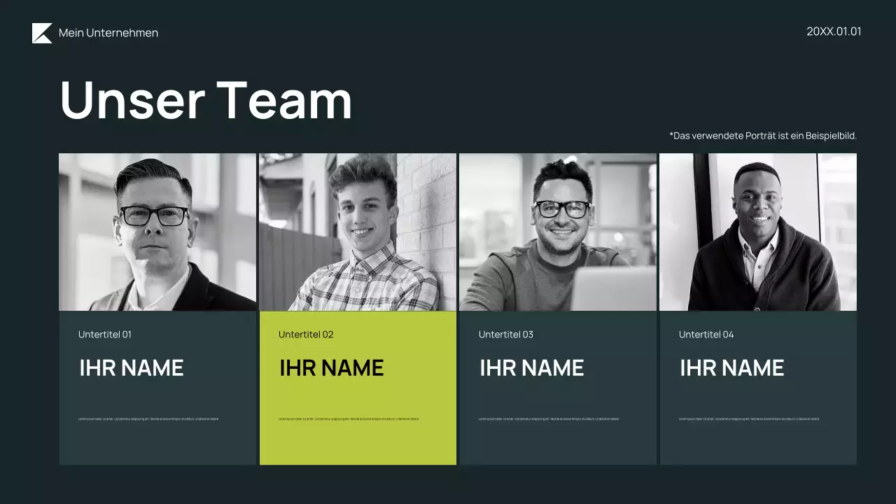 Neon Modern Budget Präsentation